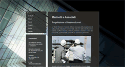 Desktop Screenshot of marinottiassociati.it
